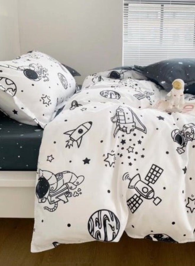 LUNA Home طقم غطاء لحاف مفرد 4 قطع بدون حشوة - Image 3